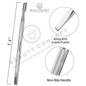 Cuillère cuticule poussoir nettoyant tondeuse écologique manucure pédicure soins des ongles outils 2 Pc ensemble taux de gros ongles cuticule poussoir - Product Image 3