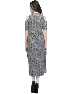 Soft and Lightweight Crepe <b>Kurta</b> for <b>Women</b> Versatile Style for All Occasions Easy to Wear and Maintain From Indian Supplier - Product Image 4