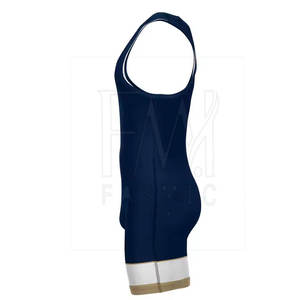 Sports Good Boys Wrestling Singlet Personnalisation Logo Haltérophilie Tenue Avec Coton/Polyester Singlets - Product Image 4