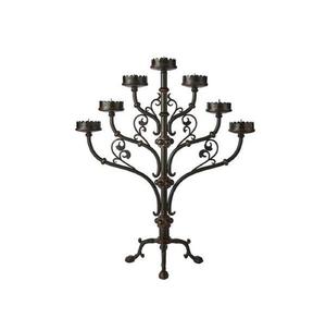 Candélabre en aluminium fait à la main de meilleure qualité à la mode support disponible centres de table en métal imprimés personnalisés pour les mariages décor à la maison - Product Image 2