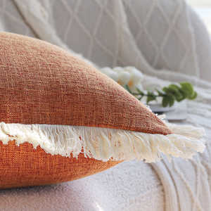 Cojín Lumbar Estilo Boho-Chic de 12x20 y 18x18 Pulgadas con Diseños Florales y de Hojas, Portátil para Sala de Estar, Sofá y Cama - Product Image 5