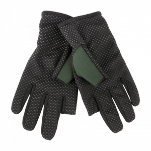 Gants de pêche en néoprène demi-doigts personnalisés de haute qualité à prix de gros avec impression silicone et fermeture à bouton en silicone pour hommes et femmes - Product Image 2