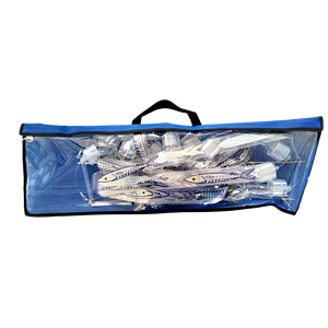 NOUVEAU ARRIVÉ OEM Ballyhoo Holographic Garfish Flash DredgeTeaser Fish Strips Dredge Spreaders Bars Accessoires pour leurres de <span class=keywords><strong>pêche</strong></span> - Product Image 2