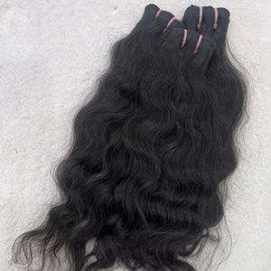 Extensiones de cabello Remy virgen brasileño teñido claro de primera calidad Trama de cabello camboyano Estilo recto Templo crudo Humano blanqueado - Product Image 1