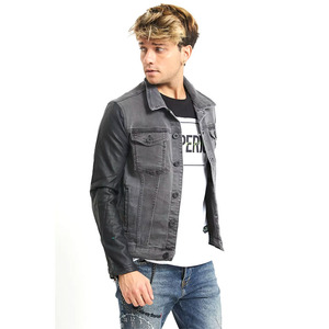 แจ็กเก็ตยีนส์มีกระดุมแฟชั่นสำหรับผู้หญิงแจ็กเก็ตยีนส์ระบายอากาศได้อย่างยั่งยืน - Product Image 2