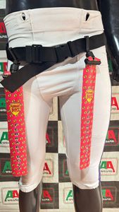 เข็มขัดฟุตบอลธงแบบปรับได้พร้อมแถบตีนตุ๊กแก ชุดเข็มขัดฟุตบอลธงพร้อมธง 2 อันต่อเข็มขัดเพื่อการเล่นที่ปลอดภัยแบบไม่สัมผัส - Product Image 5