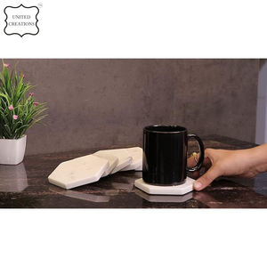 Best Quality Ceramic <b>Marble</b> <b>Coaster</b> Custom Classic Style Round Hexagon Cup Holder High Selling Best Quality <b>Marble</b> <b>Coaster</b> - Product Image 3