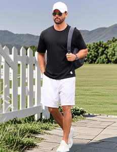 T-shirt en coton personnalisé vierge surdimensionné 280GSM Épaule tombante Streetwear T-shirt lourd Approvisionnement en gros en vrac - Product Image 4