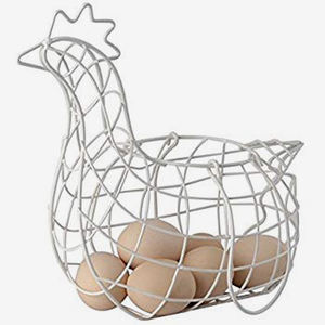 Porte-œufs de table vintage en fil de fer écologique - Product Image 2