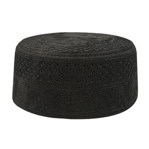 Ramadán Eid regalo gorra musulmana Color sólido Namaz logotipo personalizado musulmán Kufi sombrero oración sombrero cabeza desgaste islámico gorra sombreros musulmanes - Product Image 2