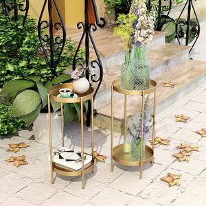 <b>High</b> Quality Accent <b>Side</b> <b>Table</b> New Design Metal Top for Living Room Dining Home Furniture - Product Image 4