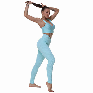 Conjunto de Yoga personalizado para mujer, ropa deportiva Sexy, Leggings de Yoga, Sujetador deportivo de secado rápido y Leggings, ropa de Fitness y Yoga, gran oferta - Product Image 1