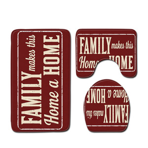 Custom Printed <b>Bath</b> Mat Bathroom Rug <b>Set</b> for Bathroom Non-Slip <b>Shower</b> Curtain <b>Bath</b> Mat - Product Image 5