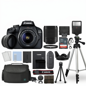 กล้องดิจิตอล SLR มือสอง พร้อมเลนส์ 18-55 มม. F/3.5-5.6 ชุดอุปกรณ์เสริมครบชุด - Product Image 1