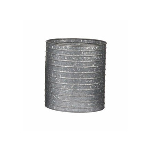 Cozy Core Set of 3 Galvanized Oval Planter With <b>Side</b> Handle Best Design Flower Planter Use for Garden Decoration - Product Image 2