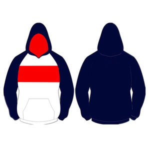 Sweat à capuche d'automne écologique imprimé personnalisé 100% coton pour hommes, confortable et élégant pour une tenue décontractée de tous les jours, tricot côtelé kangourou - Product Image 4