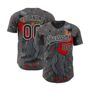 Pakistán fabricante 100% poliéster hecho sublimación béisbol Jersey estilo de lujo cómodo tela béisbol Jersey - Product Image 1