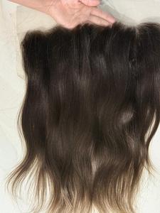 Qualité européenne HD pour perruques 13x6 nœuds simples cheveux vierges indiens bruts 100% Remy brun naturel extensions de cheveux humains - Product Image 3