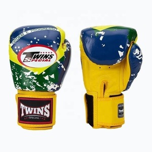 Professional Custom Printed Twins Boxing Gloves Top Quality Gloves Fighting Gears Custom Design & Logo Muay Thai Boxing Gloves - Product Image 1