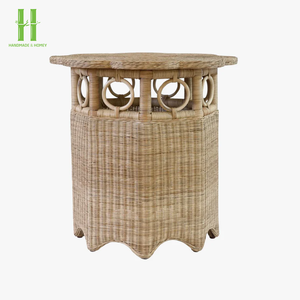 Table de chevet en rotin naturel au design unique, qualité supérieure, fabriquée à la main, pour la décoration de la chambre à coucher, en provenance du Vietnam - Product Image 4