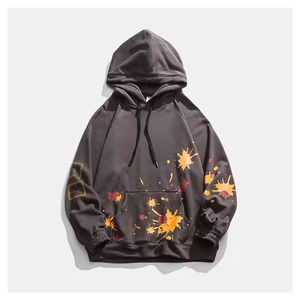 Último diseño personalizado Color Puff impresión sudaderas con capucha de secado rápido suave tela Puff impresión sudaderas con capucha para la venta en línea - Product Image 2