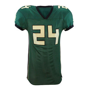 Personnalisé professionnel hommes football américain uniforme confortable séchage rapide avec manches courtes sur mesure - Product Image 2