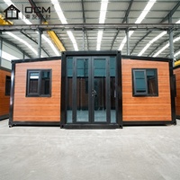 Maison conteneur de luxe extensible, maisons conteneurs mobiles portables modulaires préfabriquées, 2, 3 ou 4 chambres, 20 pieds, 40 pieds, mini-maisons