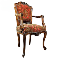 Ensemble de table à manger en teck massif artisanal avec chaises rembourrées |   Meubles de salle à manger modernes et luxueux pour appartements et hôtels |   Java