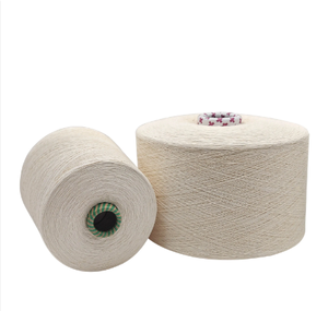 Extrémité ouverte 7s 10s oe fil de coton pour gants tissage jean denim tissu brut blanc fil ouvert pour tricoter des chaussettes-Mme Florence - Product Image 5