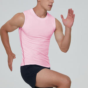 Chemises d'entraînement sportif Singlet Poids du tissu 180 grammes Accepter Tissu personnalisé OEM Logo d'entraînement personnalisé O Neck Blank - Product Image 3
