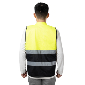 Chaleco de Seguridad Resistente para Hombre, de Alta Calidad, Totalmente Negro, de Malla, para Primeros Auxilios, Diseño y Talla OEM, Venta al Por Mayor - Product Image 5