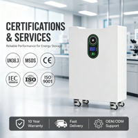 Tianon NK16S314BL-V1 51.2V 16kWh 200Ah LiFePO4 Système de stockage d'énergie domestique ESS à montage en rack, système divisé, IP21