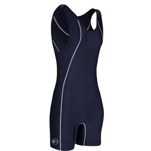 Combinaisons de lutte personnalisées de haute qualité, bon marché, en gros, sublimées, pour hommes, décontractées, en spandex/polyester, confortables, durables, séchage rapide - Product Image 2