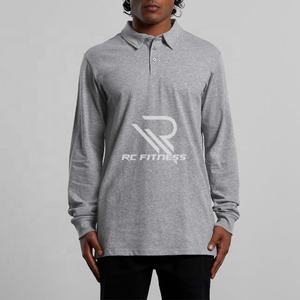 Camiseta Polo de Alto Rendimiento para Hombre, Secado Rápido, Logotipo Personalizado, 100% Algodón, Camiseta de Golf con Estampado, Camisa Polo para Correr en Húmedo - Product Image 3