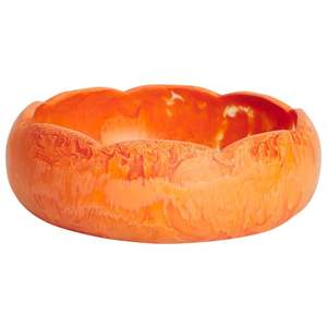 Bol de service à salade en résine de forme ronde pratique et personnalisé pour la décoration de table de fête de mariage bol en résine - Product Image 4