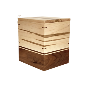 โกศไม้จากเวียดนามสำหรับผู้ใหญ่โกศงานศพการออกแบบแบบชนบทสินค้าใหม่ - Product Image 1