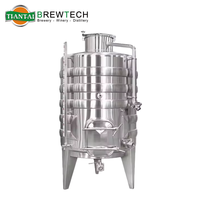 Cuve de Fermentation et de Stockage de Vin Blanc en Acier Inoxydable Personnalisée 500L-5000L avec Contrôle de Température et Récipient sous Pression