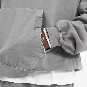 SuperbLogo personalizado chándal francés Terry Sudadera con capucha conjunto de hombres en blanco de peso pesado grueso de lana de algodón de gran tamaño chándales Unisex - Product Image 2