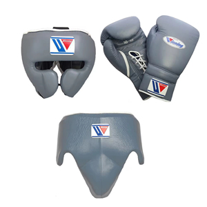 Conjunto de Boxeo de Cuero Genuino NAMZA INTERNATIONAL NI-01 Personalizado: Guantes con Cordones, Protector de Cabeza y Protector Inguinal Transpirable - Product Image 6