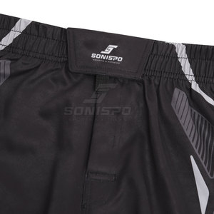 Shorts d'entraînement MMA pour hommes de haute qualité et confortables, 100% polyester, logo personnalisé, vêtements de sport, couleurs personnalisées, arts martiaux - Product Image 2