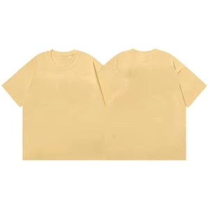 Camisetas de algodón suave 100% Unisex con estilo, camisetas de punto con patrón sólido para ropa informal diaria, cómodas para hombres y mujeres - Product Image 1