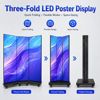 Écran d'affichage numérique portable à LED pour intérieur, idéal pour les magasins de détail, les centres commerciaux et la publicité