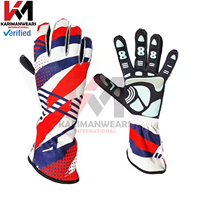 Guantes de Carreras de Karts Personalizados de Primera Calidad, Guantes de Conducción para Exteriores de Venta Caliente para Karting, Deportes de Motor, Duraderos y Transpirables