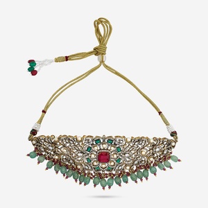 Zircon Necklace 187184 Elegant <b>Wedding</b> <b>Accessory</b> with Dazzling Zircon Stones - Product Image 4