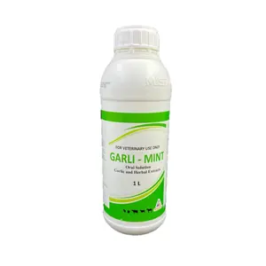 Private Label OEM Product Garli Mint Oral Solution is Feed Additive for Broiler Layer Cattle Horse Calve Sheep Goat Swine