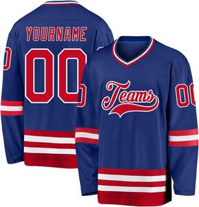 Professional OEM Custom Factory Apparel Ice <b>Hockey</b> Uniform with Embroidered Logo and Tackle Twill Name - Product Image 1