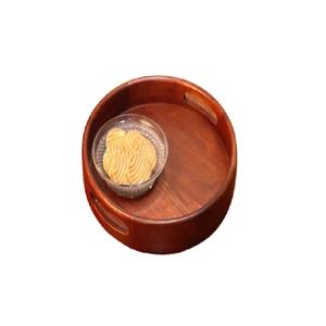 Plateau de serveur en bois de résine de forme rectangulaire de qualité supérieure plateau de serveur de café de boisson froide plateau de service d'hôtel maison restaurant - Product Image 1