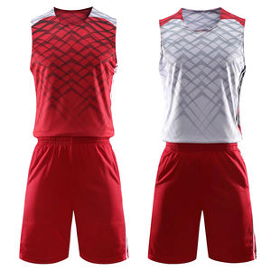 Conjunto de uniforme de baloncesto reversible de alta calidad, Material de malla transpirable, opciones de talla grande para sublimación personalizada - Product Image 5