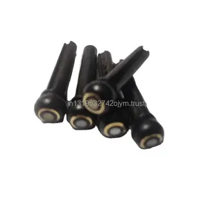 Épingles de pont en corne de boeuf en ébène de haute qualité exportation directe pour guitare trémolo pièces de corne de buffle accessoires d'instruments à cordes - Product Image 1