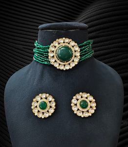 Magnifiques ensembles ras du cou Hydro Beads pour femmes parfaits pour les occasions festives, ensemble de mariage de luxe de qualité supérieure différentes couleurs - Product Image 5